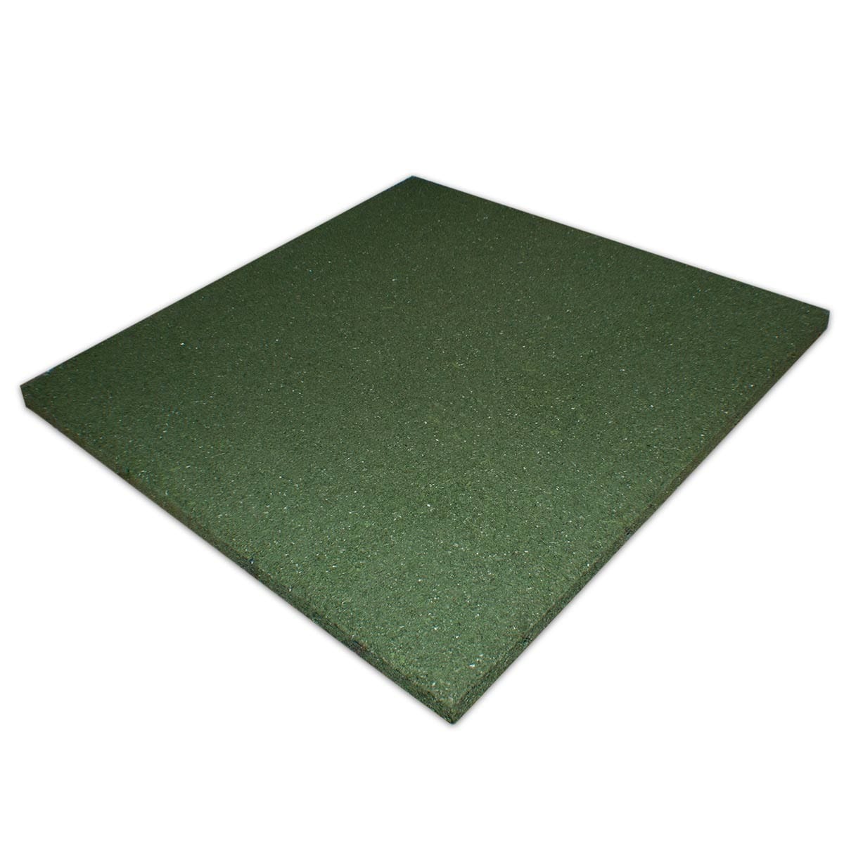 30mm Rubber Play Tiles - Green 500x500mm | MatsGrids